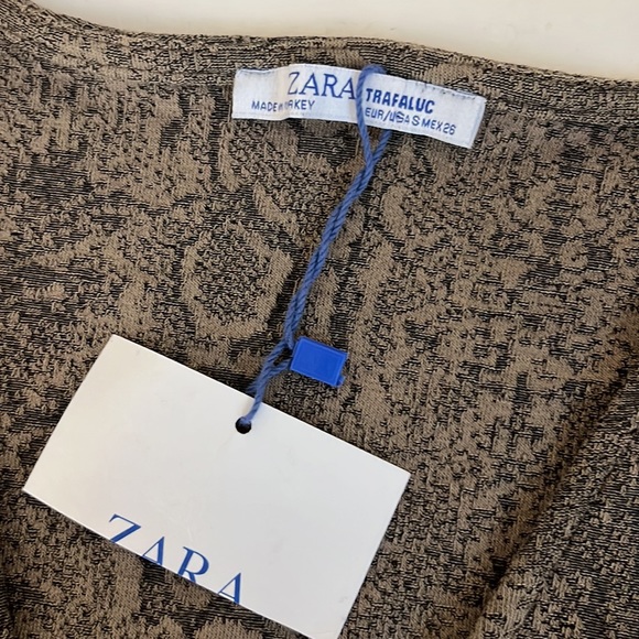 Zara Snake Print Long Sleeve Body Con Dress - Picture 7 of 10